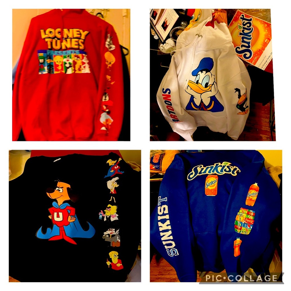 Cartoon Hoodies or tell me what you want I make $30-40